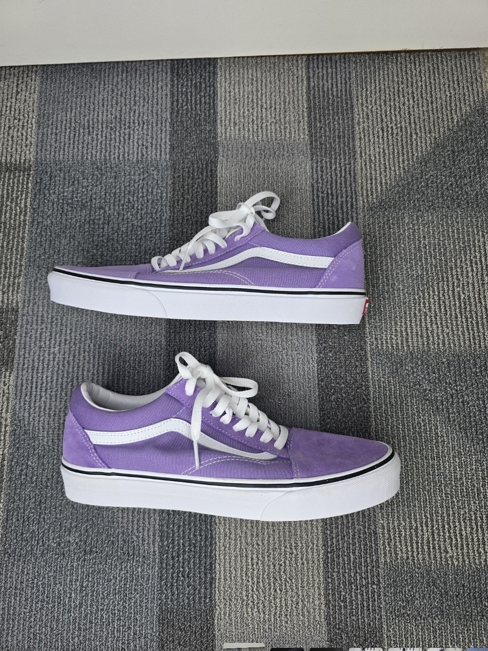 Vans Old Skool Sneakers in Chalk Violet and White